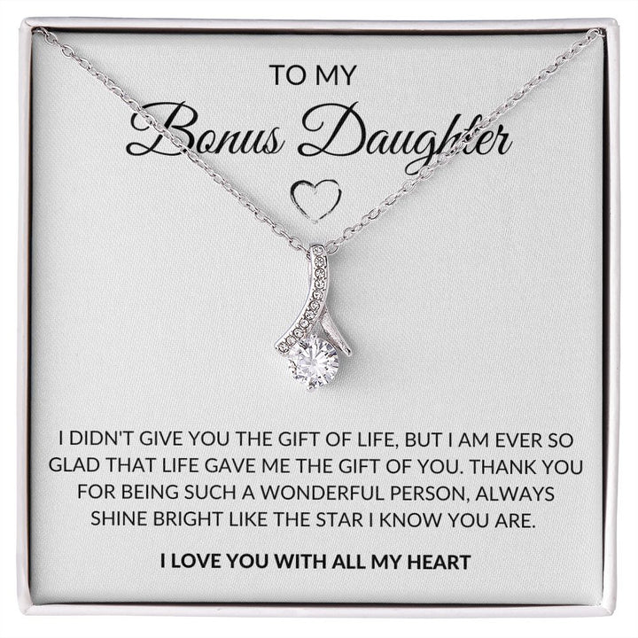 Bonus Daughter Gifts From Stepdad, Step Daughter Gifts From Stepmom,  Stepdaughter Gifts From Stepdad, Father Stepdaughter Necklace, To My Bonus  Daughter Necklac… | Family isnt always blood, Thankful life, Always love you